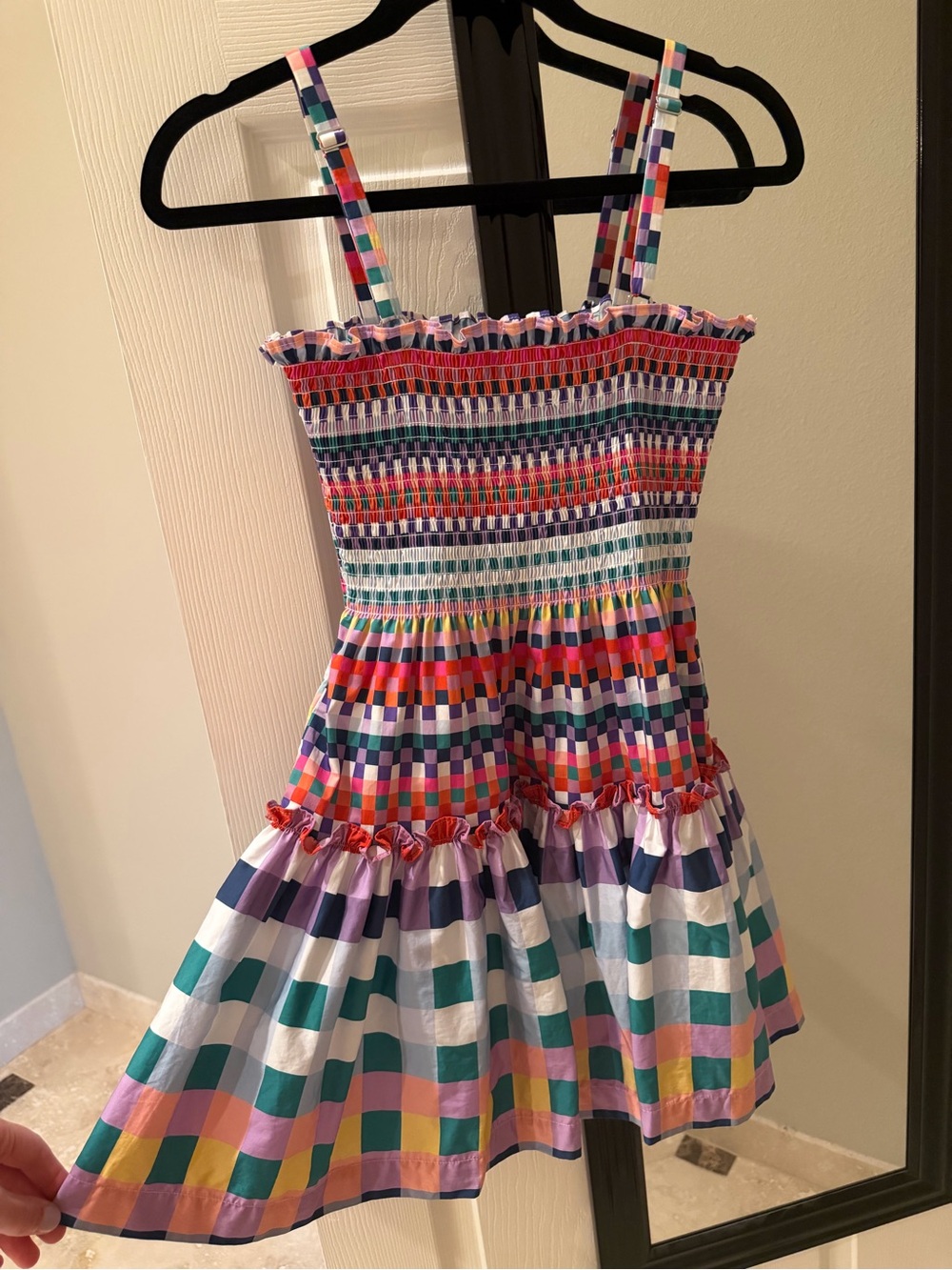 Hill House Seraphina Mini in Multicolor Gingham - Picture 11 of 12